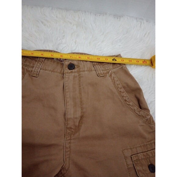 Arizona Jeans Two Shorts  Khaki Beige Cargo Pockets Classic Fit Size 26 - Picture 4 of 16